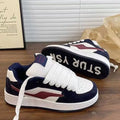 2025 New Designer Pink Blue Platform Sneakers for Women Fashion Casual Spring Autumn White Board Shoes Female Zapatillas Mujer