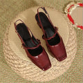 2024 New Luxury Women High Heel Sandals Patent Leather/Satin Surface Breathable Thick Heel Shoe Ladies Wedding Party Dress Shoes