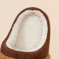 Platform Fluffy Slippers For Women Men House Flats Fashion Warm Plush Winter Cotton Shoes Ladies Indoor Home Casual Footwear