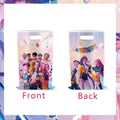 Party Disposable Set K-Pop Theme Disposable Tableware Set for Kids Birthday Baby Shower Party - Paper Plates Cups And Tablecloth with Birthday Banner