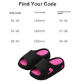 2024 Fashion Women's Slippers Sandals Beach Slides Solid Color Non-slip Thick Shower Shoes for Summer Home Outside