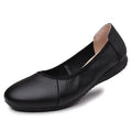 YAERNI Fashion Brand Women Shoes Leather Ballerina Ballet Flats Foldable And Portable Travel Pregnant Shoes For Bridal Wedding