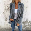 Autumn Women's Blazer Tops Fashion Retro Style Buttons Street Simple Classic Jacket coat women winter 2025