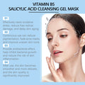 EELHOE Vitamin B5 Gel Face Mask Lifting Facial Salicylic Acid Pore Shrinking Smooth Oil Control Moisturizing Face Cleaning Mask