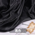 Lustrous Satin Fabric Plain Thickened Crystal Satin Fabric By The Meter for Clothes Decoration Sewing Lustrous Wedding Dress Textile Breathable Smooth