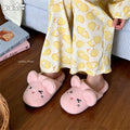 XIXITIAO Cartoon Slippers for Women Fashion Cute Lamb Home Indoor Shoes Winter Warm Soft Terry Bedroom Light Mute Flats Copule