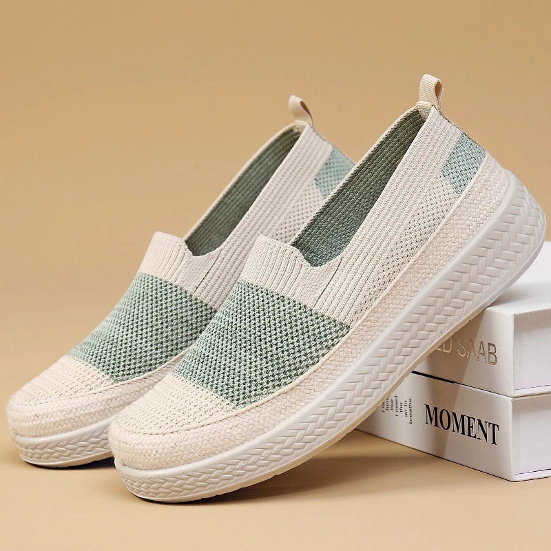 Soft Soled anti Slip Women's Single Shoes Are lightweight and Comfortable, Suitable for Mothers, Fashionable and Casual Shoes