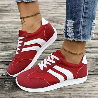 Women Sneakers Spring Lightweight Comfort Vulcanized Flat Shoes for Women 2026 New Fashion Trend Casual Platform Sneakers Female