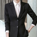 Black Korean Style Suit Coat Women Blazer 2026 NEW Spring Autumn Slim Versatile Fashion Professional Design Suit Jacket
