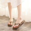 Women's Slippers And Ladies Sandals Thick Outside Slides Platform Chic Elegant Wholesale Bulk Low Price Easy Wears Stylish Shoes