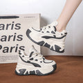 Autumn Fashion Sneakers For Women Platform Chunky Casual Shoes High Quality Woman Tenis Female Walking Trainers 8CM Thick Sole