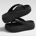 Height-increasing Platform Slippers 5CM EVA Soft Sole Beach Sandals Non-slip Lightweight Women's Flip Flops Everyday Outfits