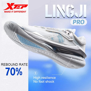 Shoes Men's Basketball Xtep Lingji PRO Men's Basketball Shoes Cushion Comfortable Combat Support Stability Durability Practical Sneakers 975319120018