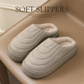 Winter Warm Plush Slippers Waterproof Non - Slip Thick Fur Indoor Outdoor Home Shoes Cozy Cold Weather Footwear for Men Women