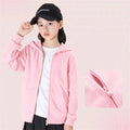 Sweatshirt Kawaii Pink Zipper Style Hoodies Coat for Boys and Girls Pink Children Age 3-12 Kids Kawaii Sweatshirt Festival Gifts Solid Color New