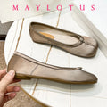Women Split Toe Pink Satin Flats Fashion Ballet Tabi Shoes Female Slip-on Loafers Ladies Espadrilles Casual Zapatillas Mujer