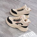 Women Shoes Xinguo Women High Top Winter Sneakers Fleece Lined Thick Platform Sole Lace Up Warm Outdoor Casual Snow Shoes basket femme