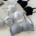 Hollow Beautiful Back Vest Bra Without Steel Ring Gather Underwear Adjustable Thin Shoulder Strap  Lingerie Summer Daily FINETOO