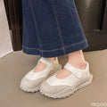 Summer new breathable versatile casual shallow mouth single shoes daily temperament simple comfortable shoes for women