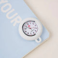 Nurse Doctor Unisex Colourful Silicone Pocket Watches Clock Head Face Parts For Badge Reel Keychains Lanyards Key Rings Rope