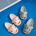 2024 Summer Shark Slippers Women Indoor Bathroom Non-slip Slides Men Beach Outdoor Sandals Kids Cartoon Flip Flops EVA Shoes