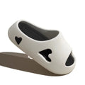 2024 EVA Fashion Sandals Slippers Solid Color Thick Beach Slides Non-slip Breathable Shower Shoes Outside Summer Women