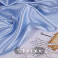 Lustrous Satin Fabric Plain Thickened Crystal Satin Fabric By The Meter for Clothes Decoration Sewing Lustrous Wedding Dress Textile Breathable Smooth