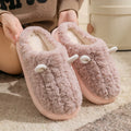 Women's Slippers House Women's Winter Slippers - Plush Fleece-Lined House Shoes, Warm Indoor/Outdoor Cotton Slippers with Non-Slip Sole