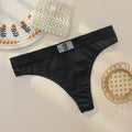 Victoria Secret Shine Script Thong Panty Hot Women Sexy Lingerie Underwear VS