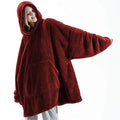 10 Colors Fleece Unisex Loose Hooded Coats Autumn Winter Add Velvet Lover Men And Women Pullover Sweatshirt FYY-9008