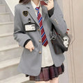 Spring Fashion New Women's Elegant High-end Suit Jacket with Lapel and Student Design Sense, Versatile Long Sleeved Jacket