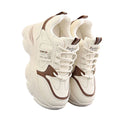 Women Thick Bottom Ultra-light Sneakers New Spring Autumn White Sports Shoes Casual Woman Comfort Breathable Running Shoes