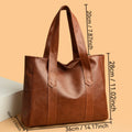 Women's Bag Fashionable Women's Handbag - Spacious and Multifunctional Shoulder Bag with Safety Zipper and Durable Synthetic Leather