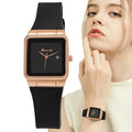 Simple Rectangle Ladies 2023 New Brand Quartz Watch Fashion Calendar Woman Watches Sports Silicone Strap Clock Gift Wristwatch