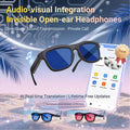 Touch Automatic Color Changing Dimming Bluetooth 5.4 Voice Assistant AI Smart Translation Music Glasses Men UV400 Protection