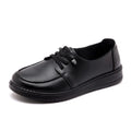 Women Leather Mules Elegant Women Mules Shoe Solid Color Leather Summer Slippers Outdoor Casual Walking Slip on Shoe Light Anti-skid Mother Footwear