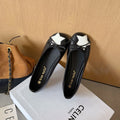 Women Loafers Ballet Flats Women Ballet Flats Round Toe Soft Leather Slip‑On Flat Shoes Ladies Cute Sweet Daily Casual Dating Dress Ballerina Loafers Shoes
