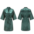 Women's Satin Robes Women's Pure Short Silky Robes Bridesmaid Bride Party Satin Robes Sleepwear