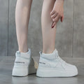 7.5cm Elevated Heel Women's Shoes Lightweight Elegant Thick Bottom Casual Shoes Dad Sneakers Spring Summer Autumn Fashion Trend