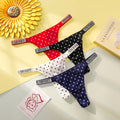 Victoria Secret Women Shine Script Polka Dot Thong Very Sexy Underwear Lingerie Hot