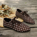 Women's Flat Shoes, Simple Lace-Up Flat Shoes for Commuting