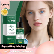 Tea Tree Oil Nourishing Essence Relieve Skin Discomfort Long-Lasting Hydration Prevent Pore Blockage Facial Moisturizing Serum