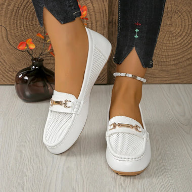 New Woman Flats Shoes Ballet Flat Sneakers Genuine Leather Spring Soft Moccasins Ladies Boat Ballerina Espadrilles Creepers
