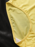 Satin Solid Lingerie Set, Luxurious Feel, Smooth Breathable, Ideal for Women's Casual Sports and Home Commute
