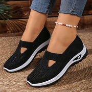 Women Breathable Mesh Flat Mules Lightweight Slip On Walking Shoes Comfort Versatile Daily Outdoor Travel Casual Mother Footwear