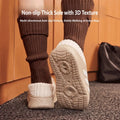 Men Women Fleece Lined House Shoes Winter Waterproof EVA Clogs Lightweight Warm Cozy Slip-on Sandals