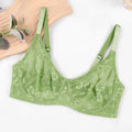 Sexy Women's Lace Bras Plus Size Underwire Underwear Lingerie B-F Cup Sheer BH Tops