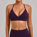 Women's Sports Bra Ning Yu Adjustable Women's Yoga Bra Hollow Back Versatile Underwear Fitness Running Sports Bra Women Breathable Sports Vest Bra