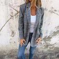 Autumn Women's Blazer Tops Fashion Retro Style Buttons Street Simple Classic Jacket coat women winter 2025
