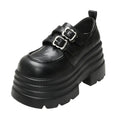 New Spring 10CM Platform Women Loafers Shoes Flats Casual Walking Shoes Woman 2025 Designer Leather Sneakers Mujer Zapatos Pumps